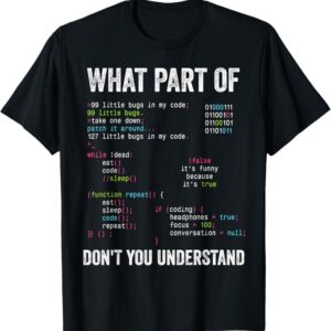 تيشيرت "What Part of [Code] Don't You Understand?" – لغة المبرمجين الحصرية